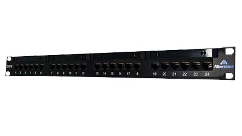 ABS Patch panel 24 port Shield w Keystone Jack CAT5e 19