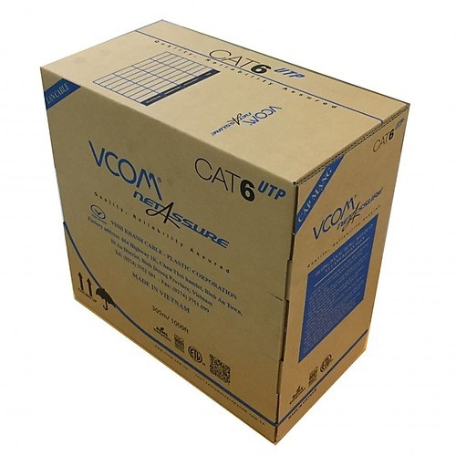 Cáp mạng VCOM Cat6 UTP