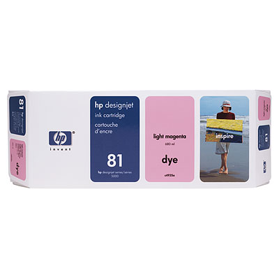 Mực in HP 81 680-ml Light Magenta Dye Ink Cartridge (C4935A)