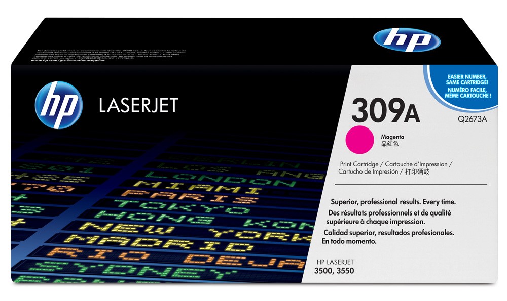 Mực in HP 309A Magenta LaserJet Toner Cartridge (Q2673A)