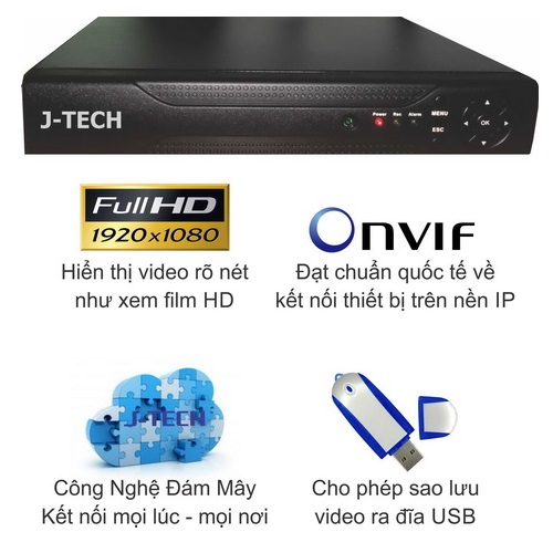 Đầu ghi IP J-Tech JT-HD1104H 4 kênh