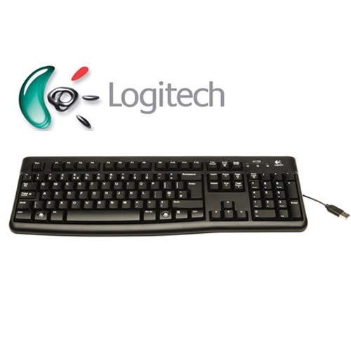 KEYBOARD LOGITECH MÀU ĐEN, USB