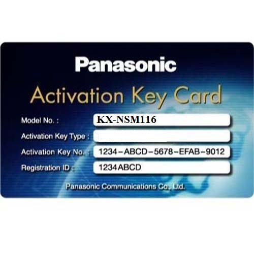 KX-NSM116 Activation key mở rộng 16 kênh trung kế IP (H323/SIP) cho Tổng đài iP Panasonic KX-NS300