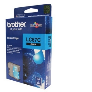 muc in brother lc 67 cyan ink cartridge lc 67c