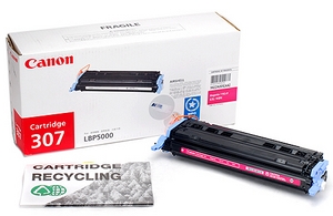 muc in canon 307 magenta toner cartridge