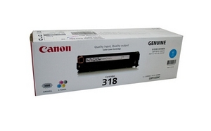 muc in canon 318 cyan toner cartridge