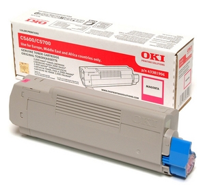 muc in oki c5600 magenta toner cartridge