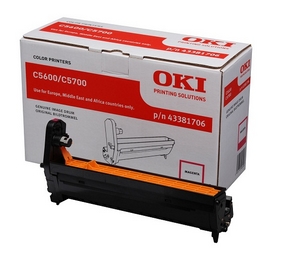 oki c5600 magenta image drum